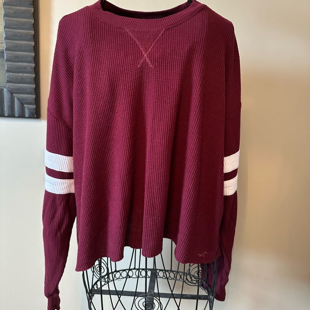 Hollister Burgundy Sweater